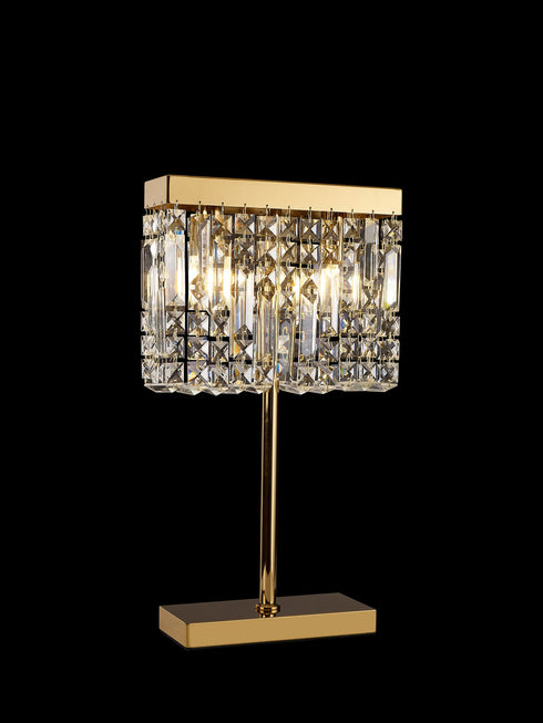 Zula Rectangular 2 Light Table Lamp